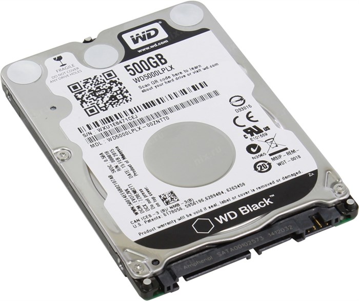 Жесткий диск 500Gb Western Digital WD5000LPLX Black HDS258963636 - фото 5647