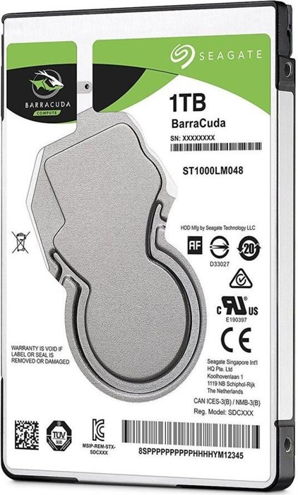 Жесткий диск 1Tb Seagate Barracuda Compute ST1000LM048 HDS258963647 - фото 5665