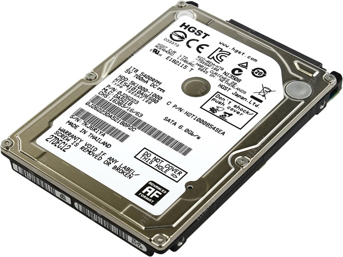 Жесткий диск 1Tb Hitachi HTS541010A9E680 HDS258963642 - фото 5677