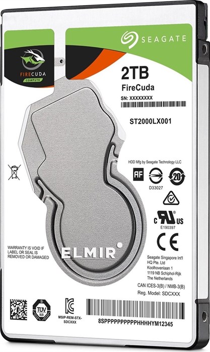 Жесткий диск 2,5" 2Tb 2Tb Seagate SSHD ST2000LX001 HDS258963631 - фото 5710