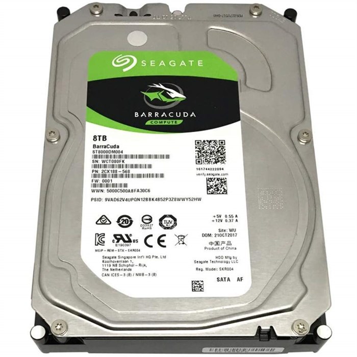 Жесткий диск 8Tb Seagate Barracuda ST8000DM004 HDS358963698 - фото 5880