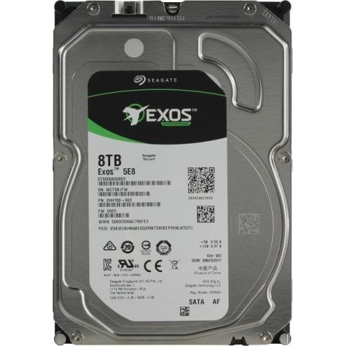 Жесткий диск 8Tb Seagate Exos 5E8 ST8000AS0003 HDS358963697 - фото 5886