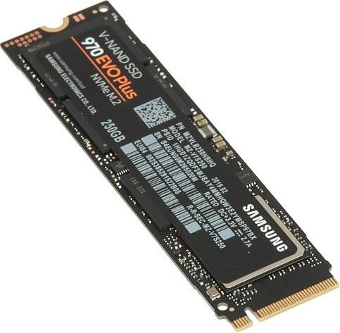 Твердотельный накопитель SSD 250Gb M.2 nVME Samsung 970 EVO Plus (MZ-V7S250BW) SSM258963741 - фото 5989