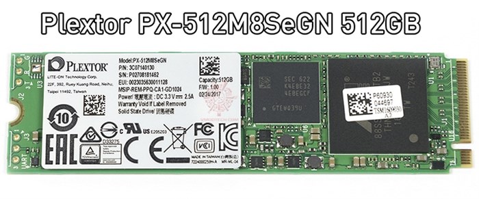 SSD Накопитель 512Gb M.2 NVMe Plextor M8Se (PX-512M8SeGN) SSM258963745 - фото 6042